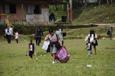 Se han realizado 7 retornos de la población Emberá, de los cuales 6 se cumplieron entre los días 1 y 22 de diciembre del año pasado