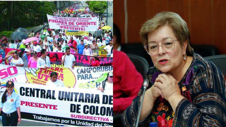 La ministra de Trabajo, Gloria Inés Ramírez, firmó la polémica circular externa.
