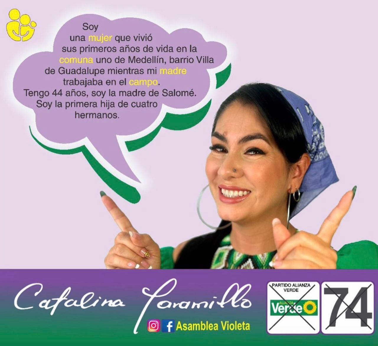 La campaña de Catalina Jaramillo.