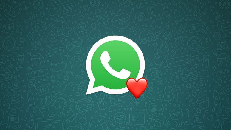 Existe una opción para cambiar el logo de WhatsApp por una imagen más romántica.
