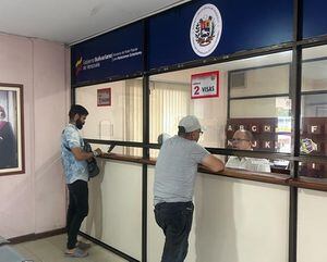 Consulado venezolano en Cúcuta.