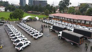 La Secretaría Distrital de Seguridad, invirtió millonarios recursos en la renovación del parque automotor de la Décima Tercera Brigada del Ejército