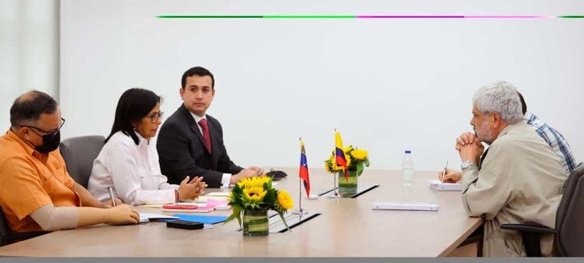 Reunión de Ministros de Comercio de Colombia y Venezuela.
