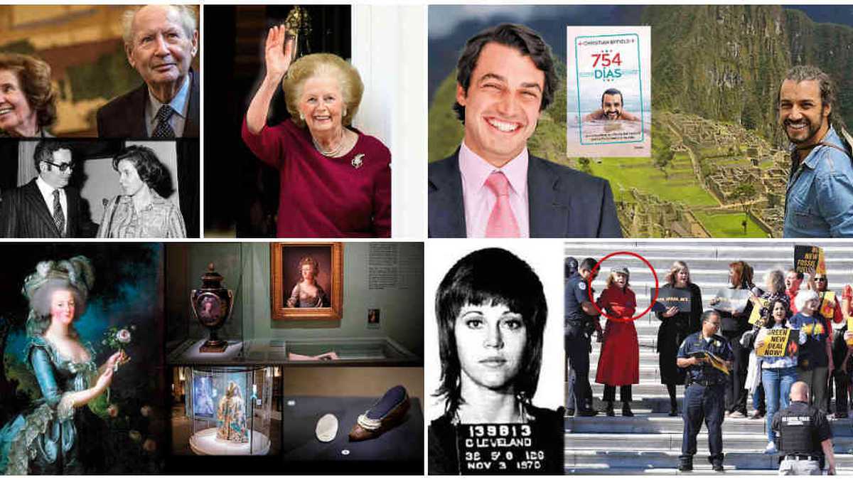 Algunos protagonistas de la semana: María Antonieta, Margaret Thatcher, Jane Fonda, Christian Byfield. 
