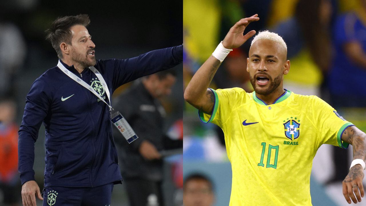 Ramon Menezes y Neymar. Selección Brasil. Foto: AP/Fernando Vergara//REUTERS/Suhaib Salem