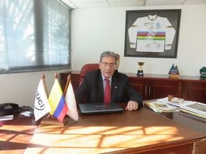 Mauricio Vargas, presidente de la Federación Colombiana de Ciclismo.