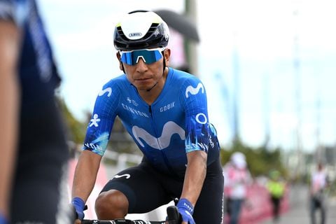 TUNJA, COLOMBIA - FEBRUARY 08: Nairo Quintana of Colombia and Movistar Team prior to the 4th Tour Colombia 2024, Stage 3 a 141.9km stage from Tunja to Tunja on February 08, 2024 in Tunja, Colombia. (Photo by Maximiliano Blanco/Getty Images)