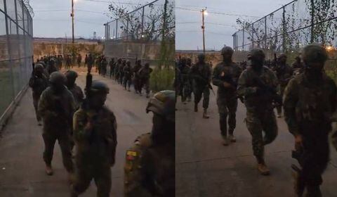 Las Fuerzas Armadas ingresan a una de las cárceles más peligrosas del país