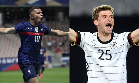 Francia vs. Alemania - Eurocopa. Foto: AP/Daniel Cole/Andreas Schaad