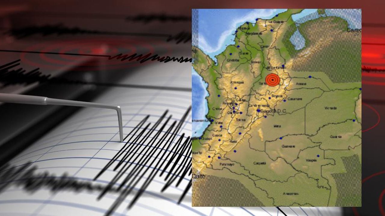 Fuerte temblor en Colombia