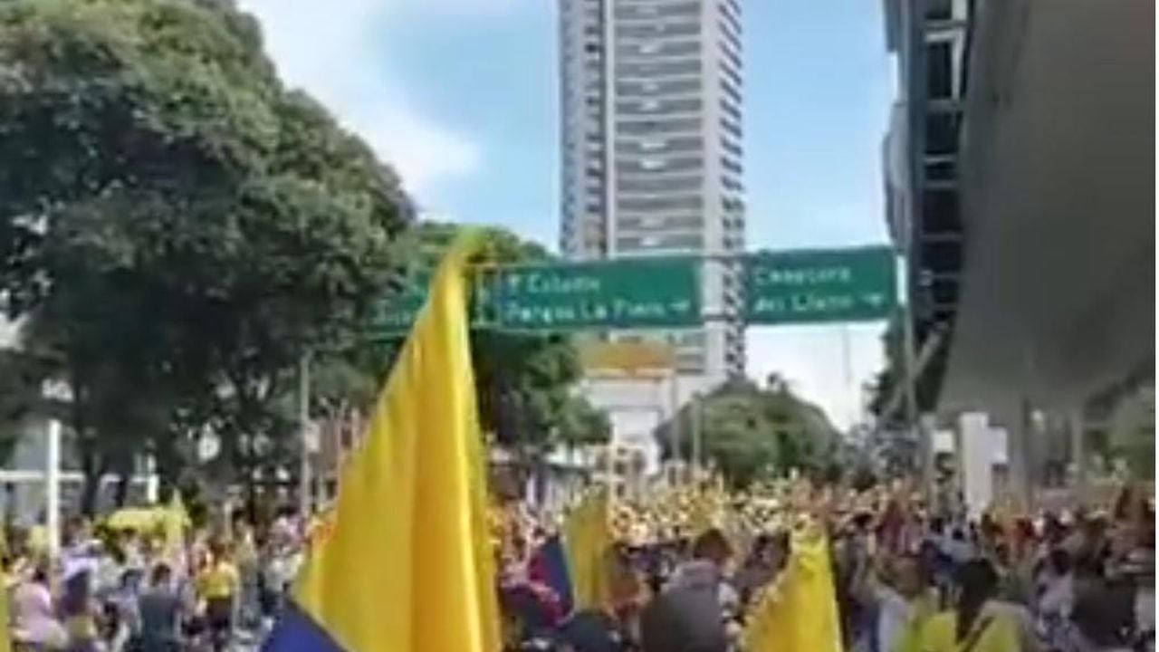 Marcha 21 de abril en Bucaramanga