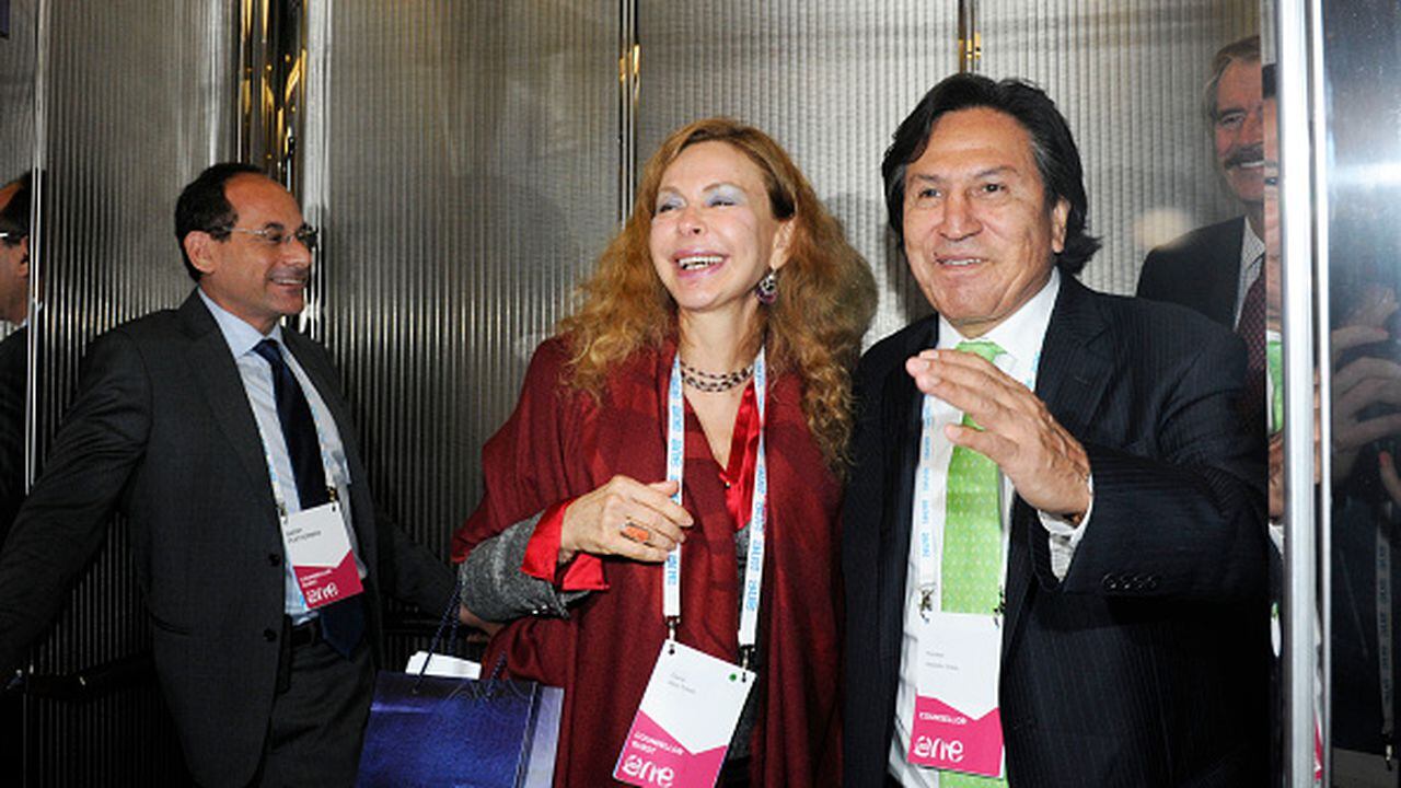 La justicia de Perú solicitó a Israel la detención preliminar con fines de extradición de la exprimera dama Eliane Karp, esposa del expresidente Alejandro Toledo. (Photo by Clodagh Kilcoyne/Getty Images)