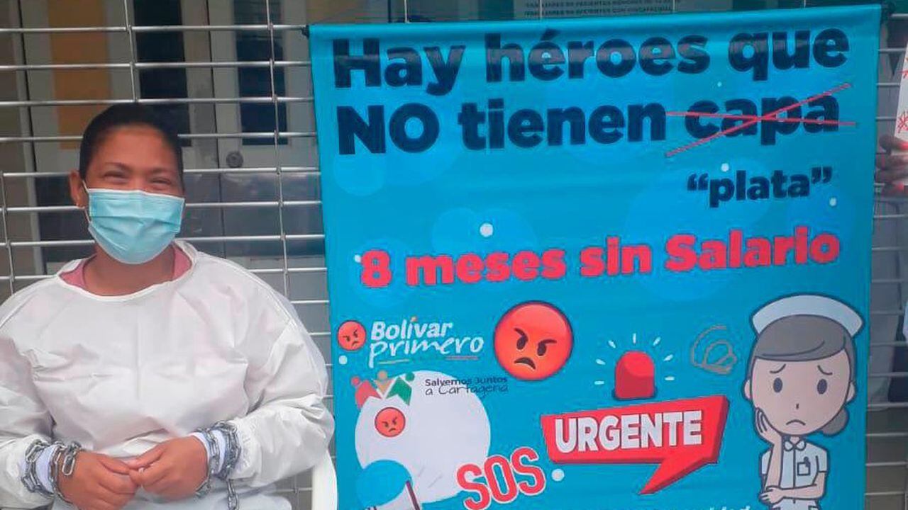 Enfermera en huelga de hambre en Cartagena