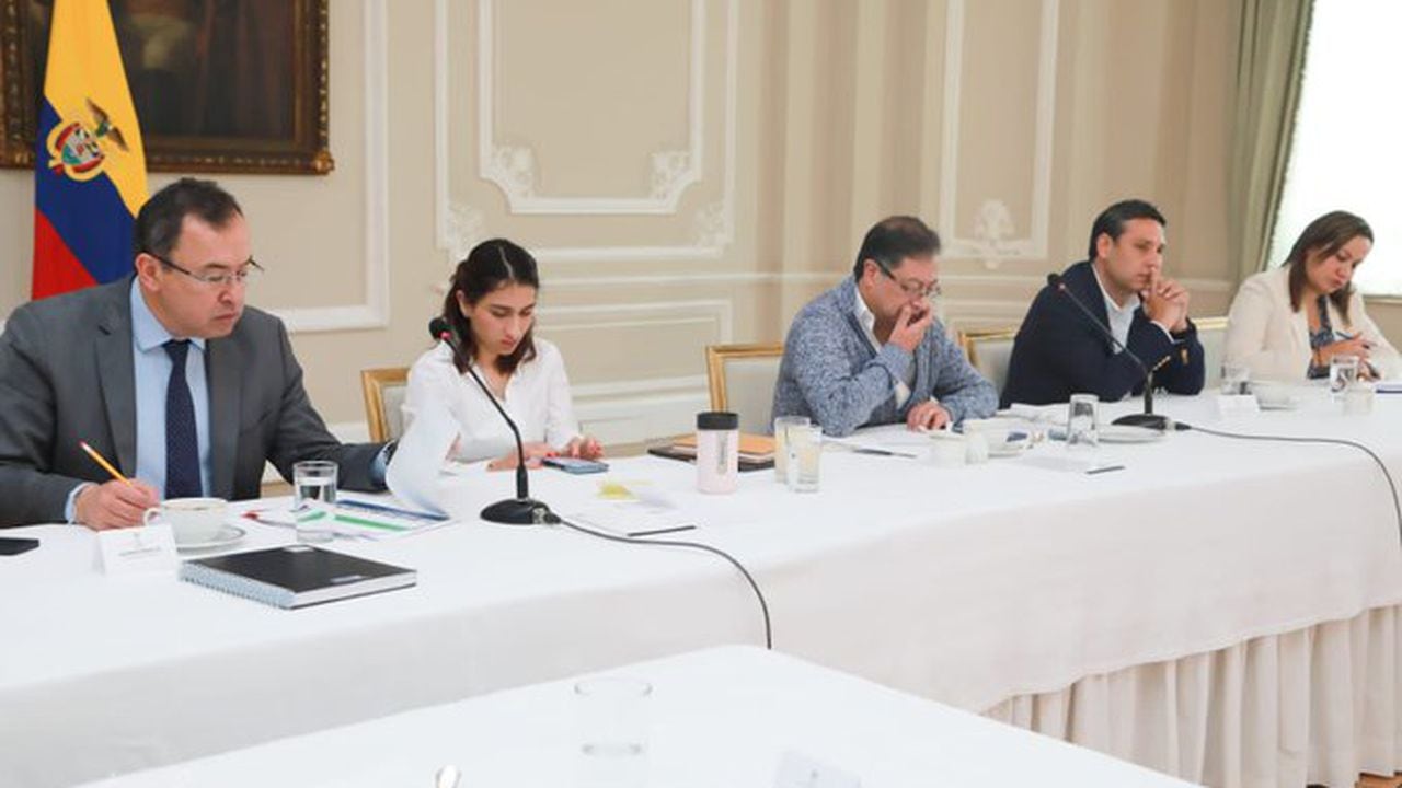 Reunión presidente Gustavo Petro con la bancada del partido Conservador por la reforma a la salud