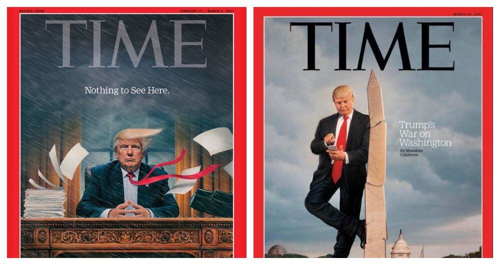 Portadas revista Time 2017 (febrero y marzo)