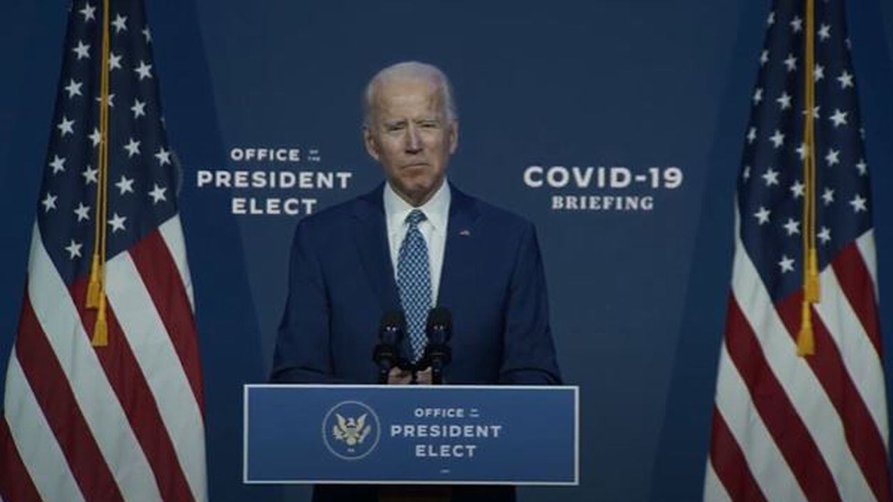 Joe Biden detalla su estrategia para combatir el coronavirus en EE.UU.