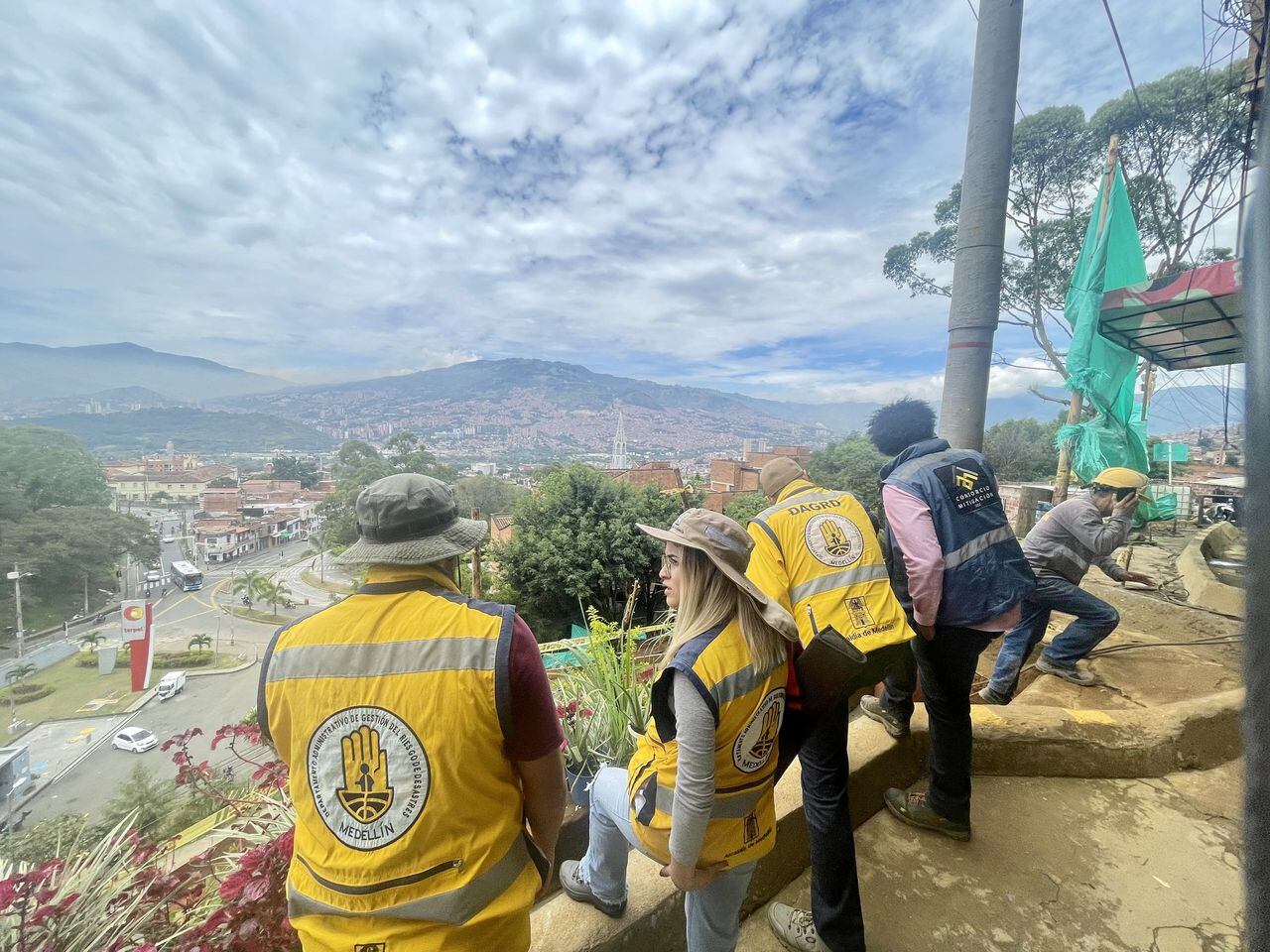 Puntos de deslizamientos en Medellín