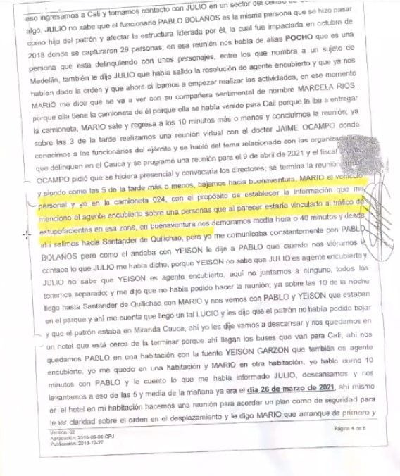 Fiscalía pide cárcel para Francisco Javier Martínez o Pacho Malo, el excoordinador del CTI en Buenaventura, capturado por corrupción