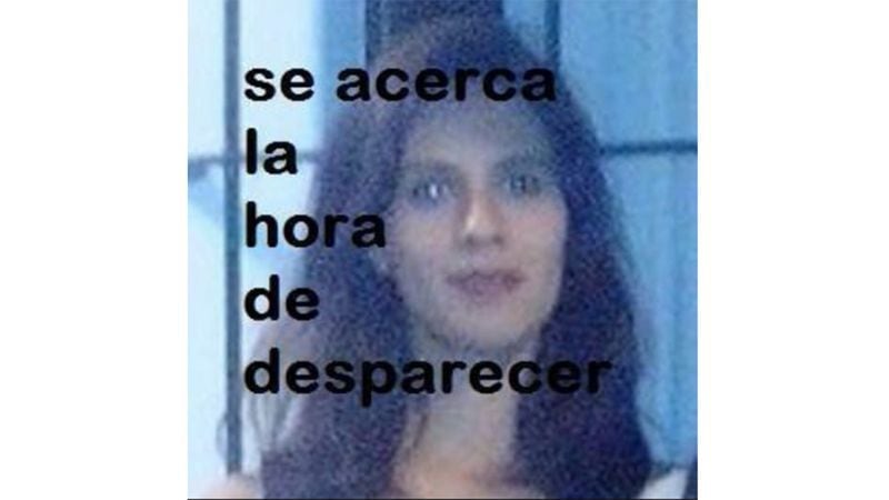 Una de las muchas amenazas que publicó en redes sociales Parada Parejas, quien el 30 de octubre asesinó a puñaladas a Paola Tacacho, después de cinco años de acoso.