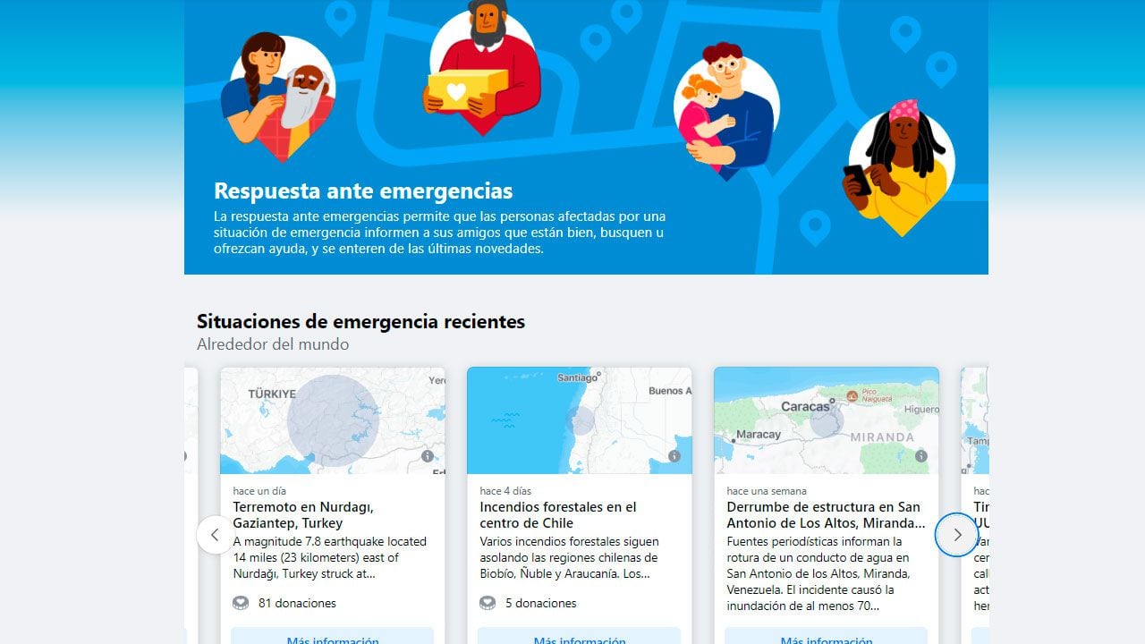 Facebook cuenta con un sistema para que las personas reporten que se encuentran bien tras una emergencia como un terremoto.