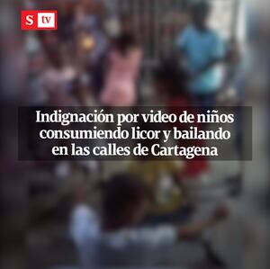 Indignación por video de niños consumiendo licor en cartagena