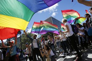 Marcha gay
Desfile del orgullo gay
Homosexuales
Gays
Transexuales
LGTBI
Bogota 2 julio 2017
Revista Semana