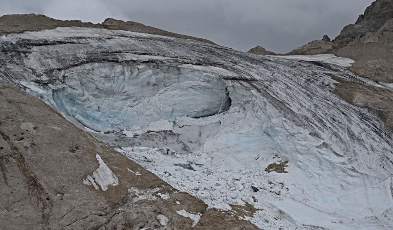 Así quedó el glaciar italiano tras su desprendimiento