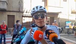 Harold Tejada, compañero de Miguel Ángel Lopez en la Vuelta a España 2022.