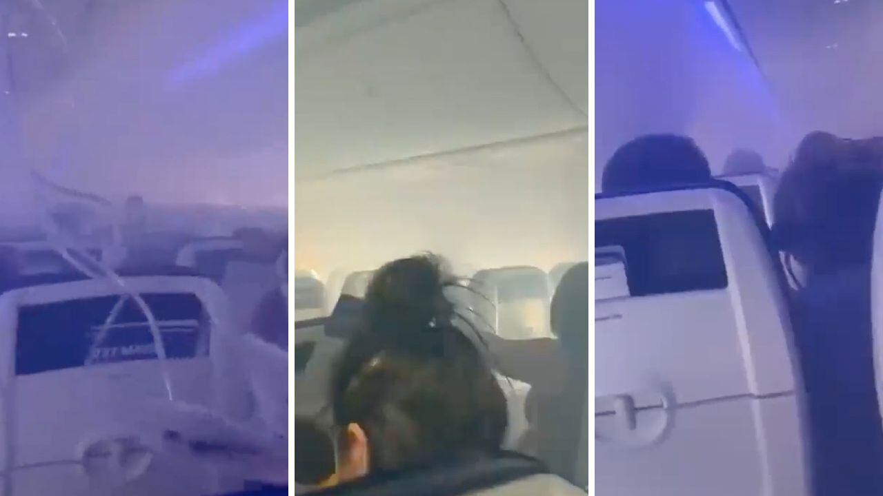 Dentro del avión de la aerolínea Southwest se vivieron momentos de pánico, donde niños también sufrieron por cuenta del humo