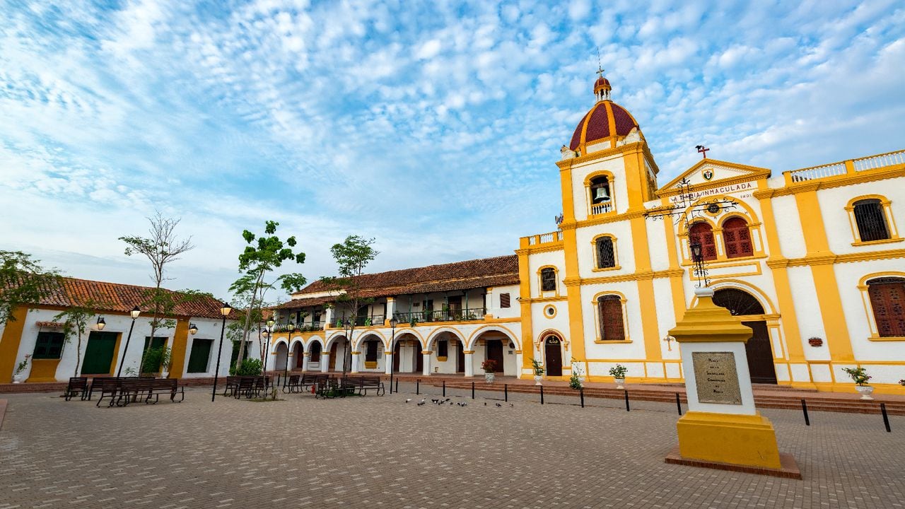 Iglesia de la Inmaculada Concepción, en el municipio de Mompox, Bolívar.