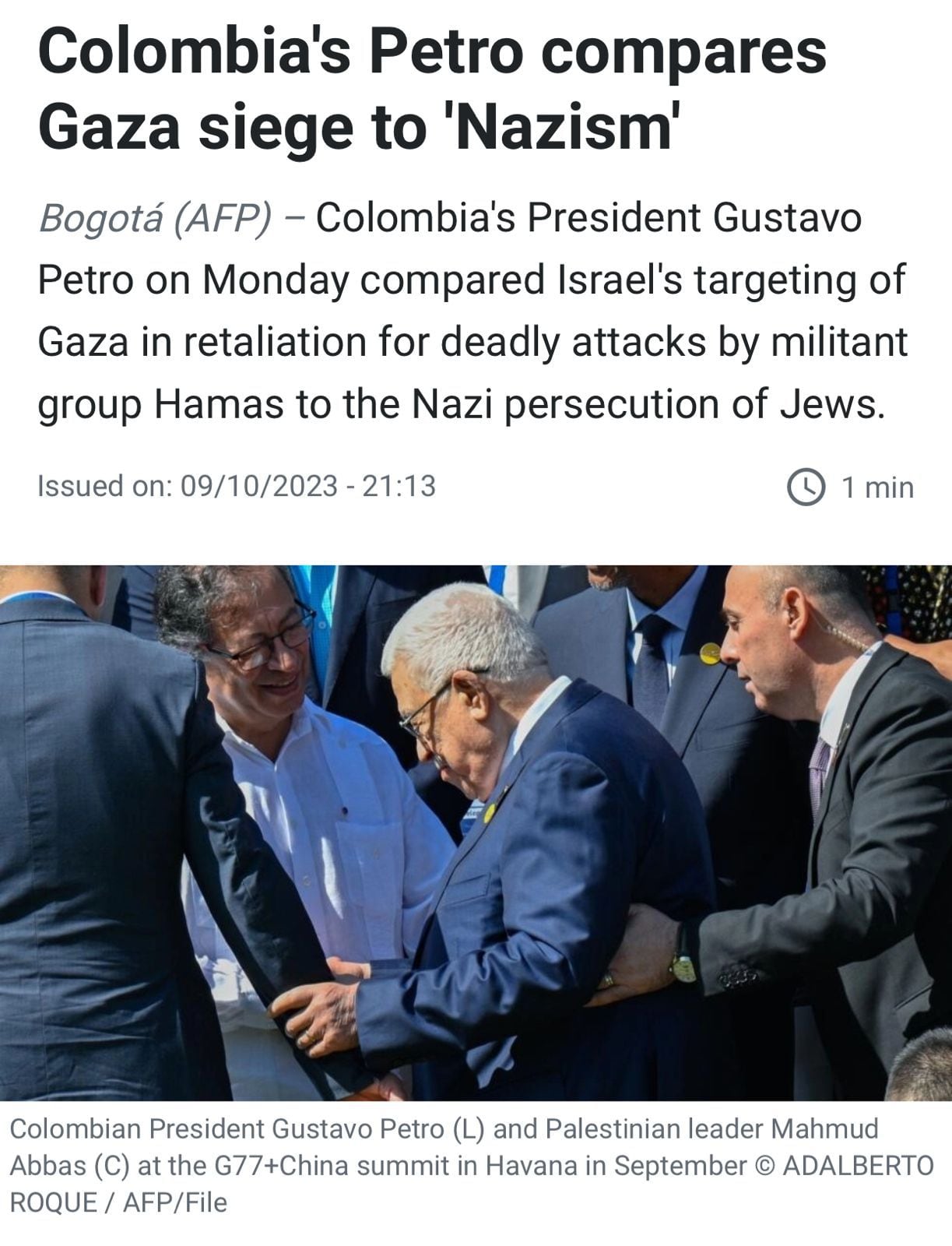 El medio que tiene sede en Bogotá hizo un recuento noticioso sobre lo ocurrido entre Petro e Israel