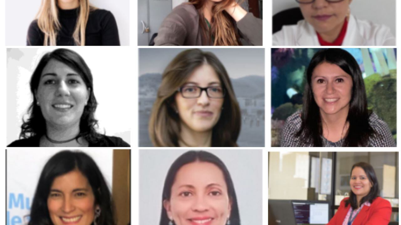 Laura Sierra, Angie Bedoya, Luz Wintaco, Ana Mejía, Astrid Rubiano, Yuli Andrea Sánchez, Silvia Serrano, Patricia Clavijo y  Sandra Guauque