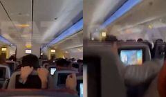 Los pasajeros se llevaron tremendo susto por las altas velocidades alcanzadas por el avión