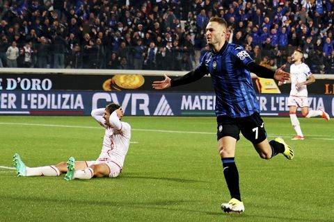 Atalanta vs Fiorentina - semifinal Copa Italia.