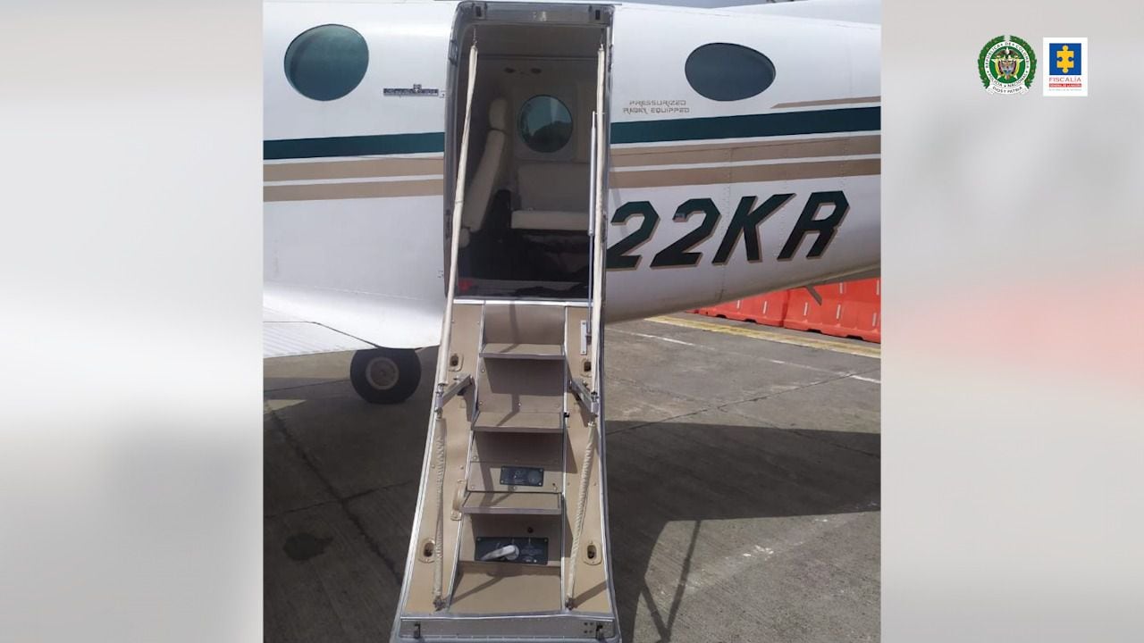 La avioneta en la que fueron hallados 446 kilogramos de cocaína