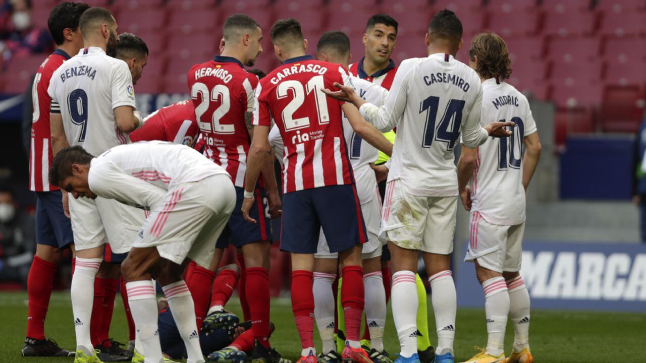 Atlético de Madrid vs. Real Madrid. Foto: AP / Manu Fernández