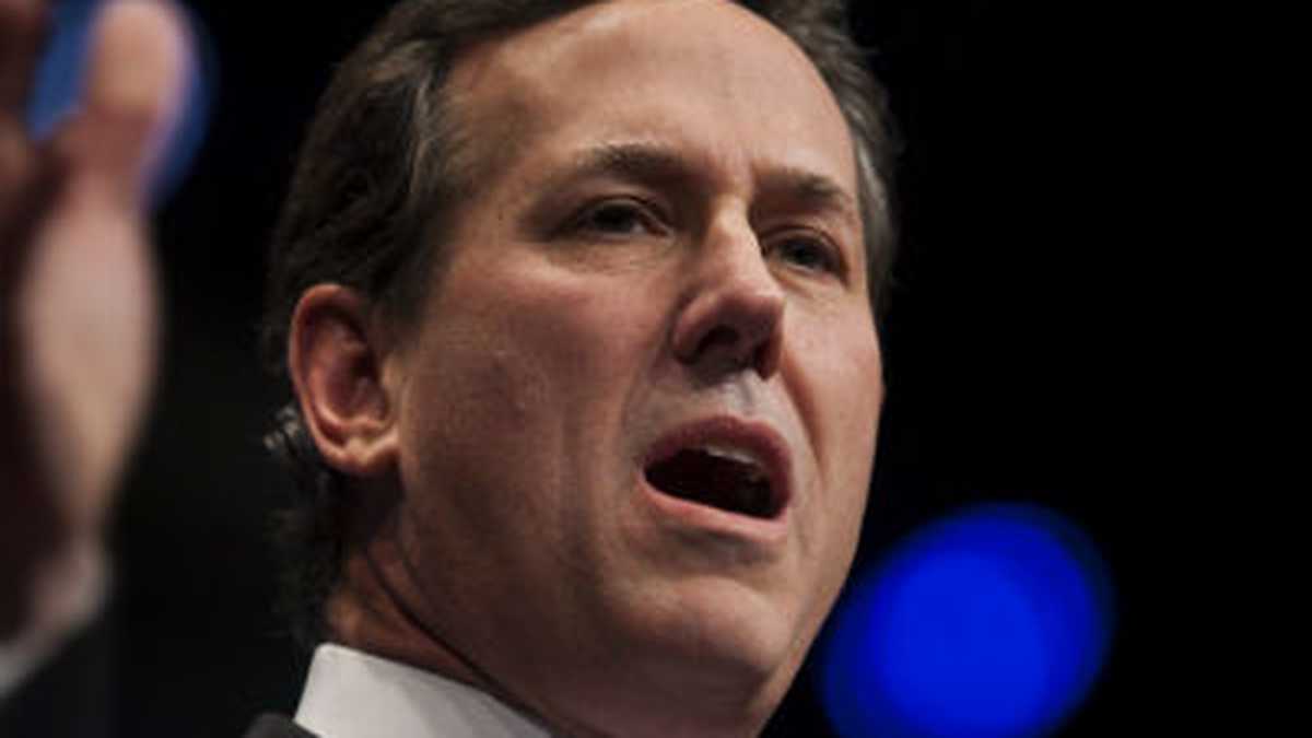 El exsenador Rick Santorum.