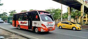 Poco a poco se reactiva el transporte público colectivo en Barranquilla.