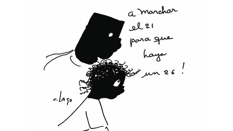 Caricatura de Nieves, 19 de abril.