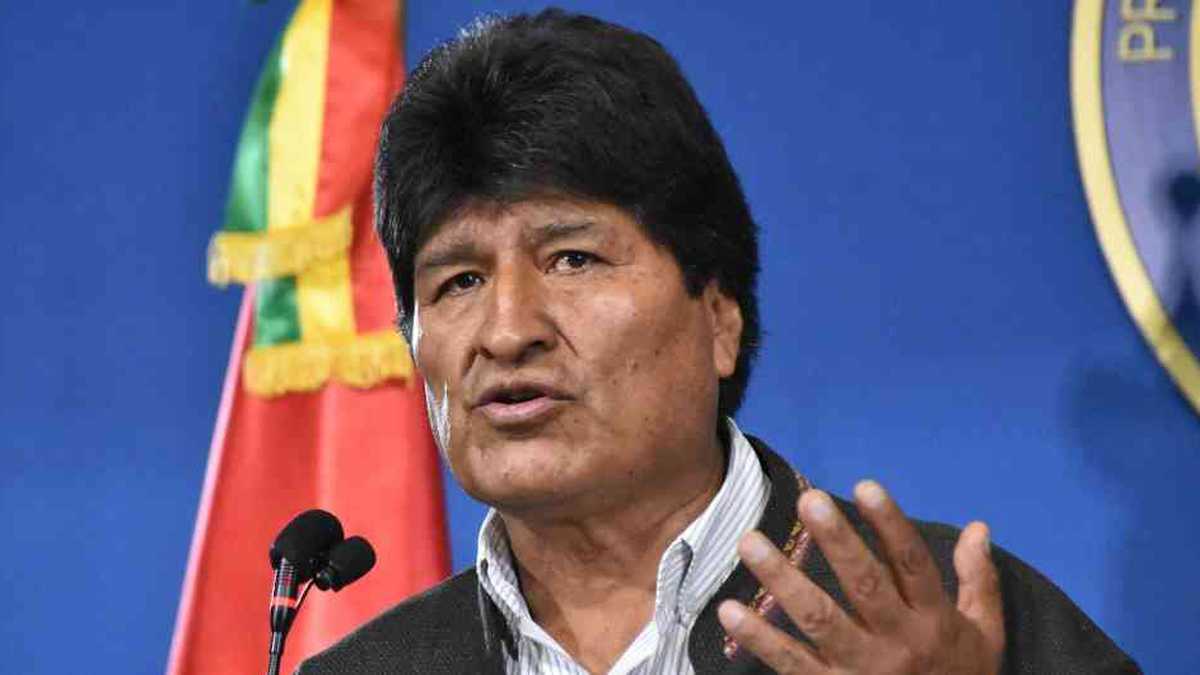 Evo Morales expresidente de Bolivia. Foto: AFP