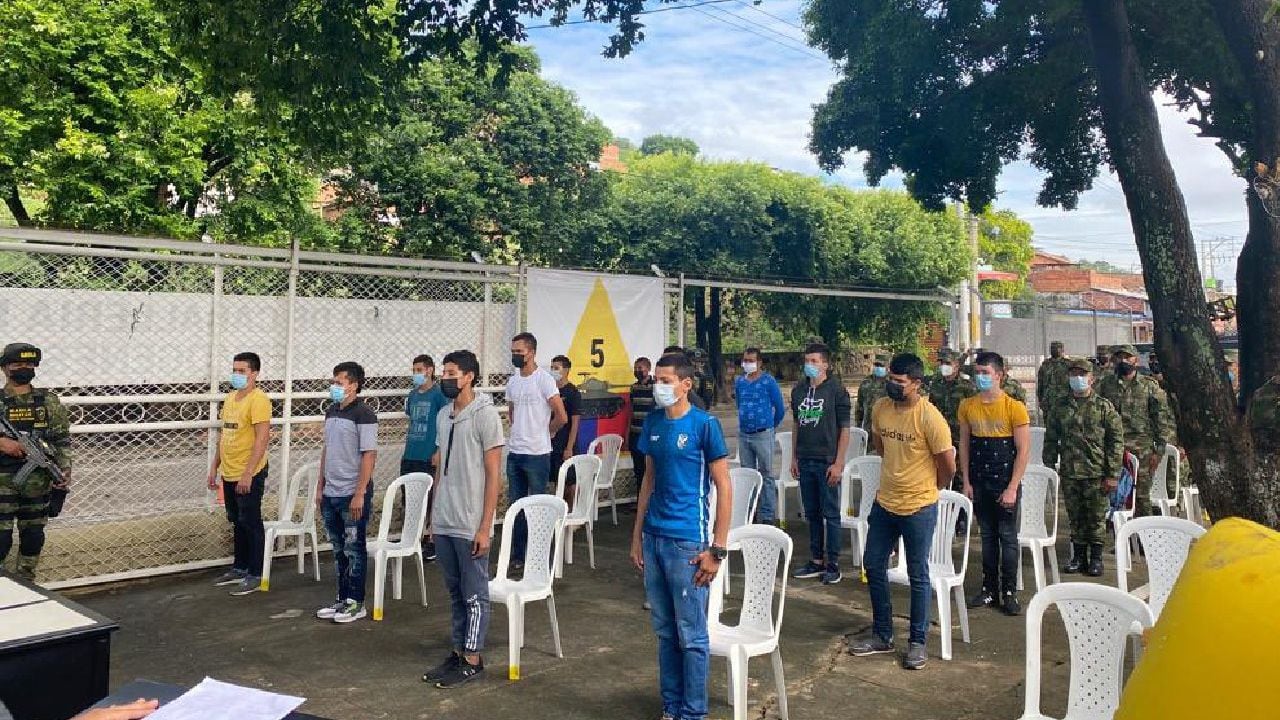 Así avanzó en el Distrito Militar N.°35 de la ciudad de Cúcuta, el recibimiento a los ciudadanos que prestarán el servicio militar en el cuarto contingente.