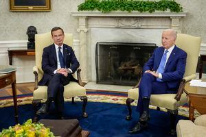 Joe Biden apoyó una vez más a Suecia luego de reunirse con el primer ministro de ese país. Foto: AFP.