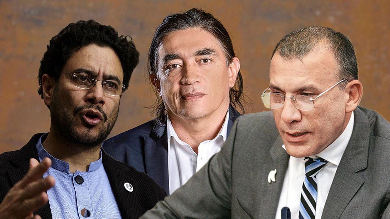 Iván Cepeda, Gustavo Bolívar y Roy Barreras, congresistas