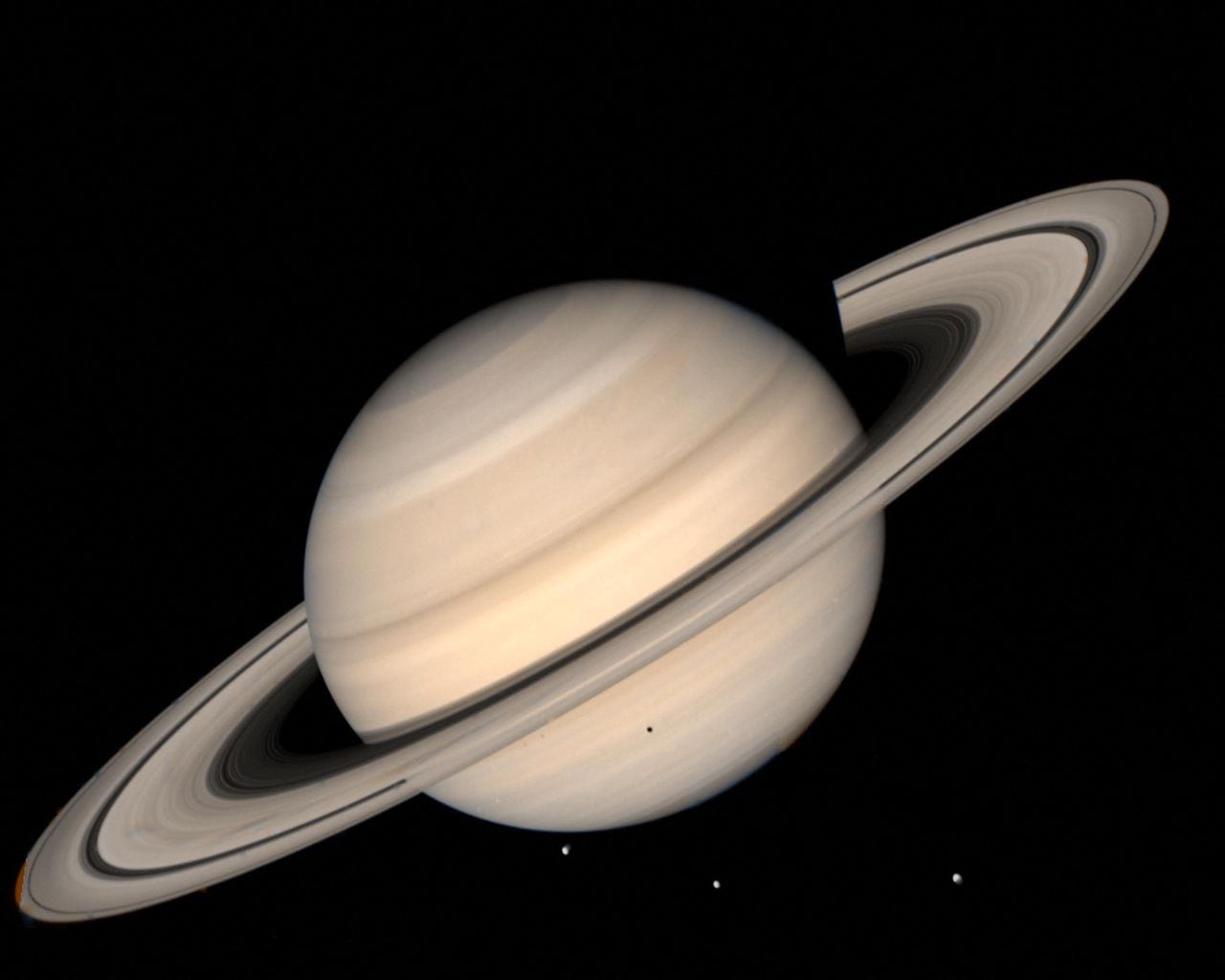 Saturno y sus lunas