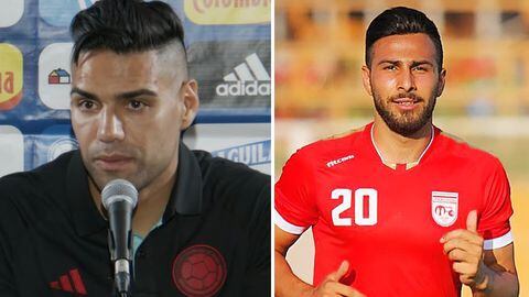 El capitán de la Selección Colombia mostró su apoyo con el jugador Amir Nasr-Azadani
