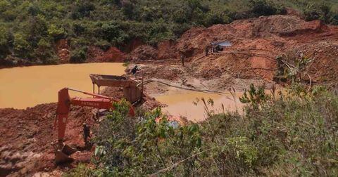 Minería ilegal en Antioquia