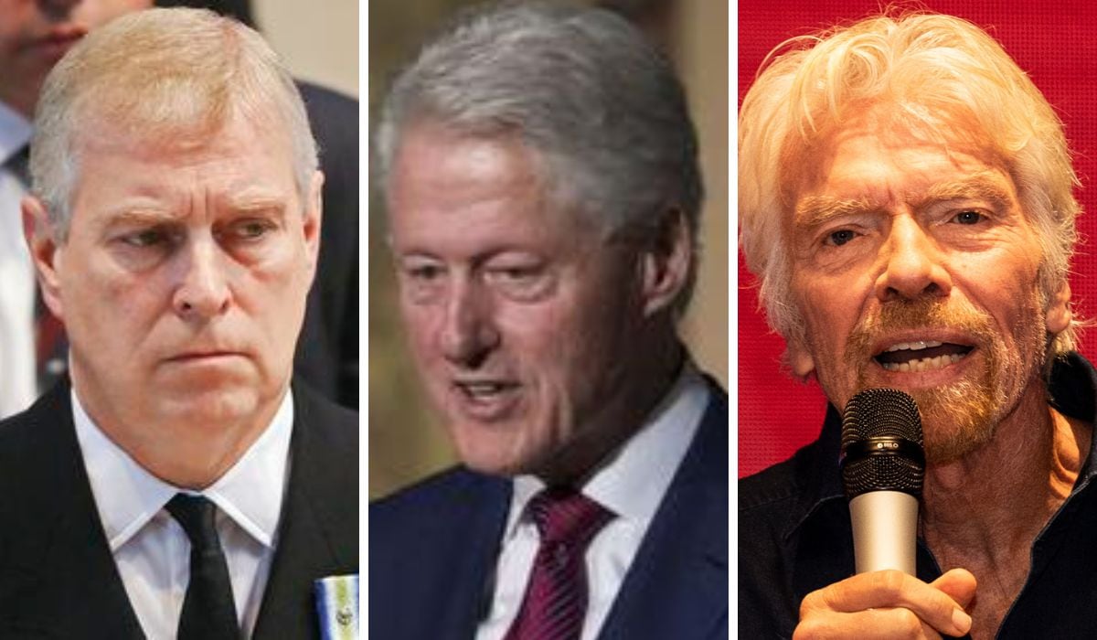 Bill Clinton y otros nombres de famosos que habrían sido grabados por Epstein