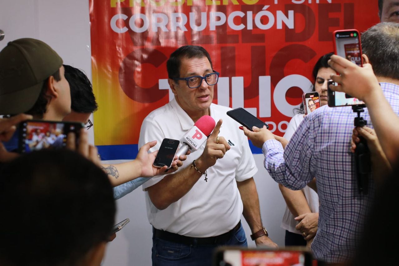El candidato hizo su rueda de prensa el sábado 2 de septiembre solicitando investigación sobre la actual gobernadora del Valle.