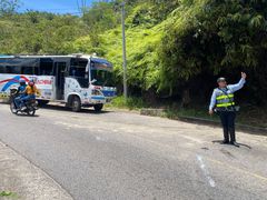 Fuerte accidente de bus en  Floridablanca dejó 19 heridos