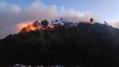 Desde la tarde del pasado martes, 20 de febrero, se presenta una fuerte conflagración en la vereda La Toma de este municipio.